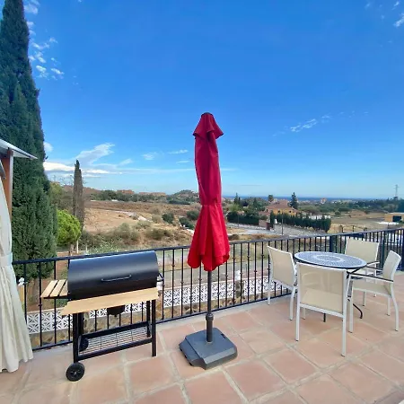 Unique Vista Sea View 3 Bedrooms Heated Pool Villa Mijas